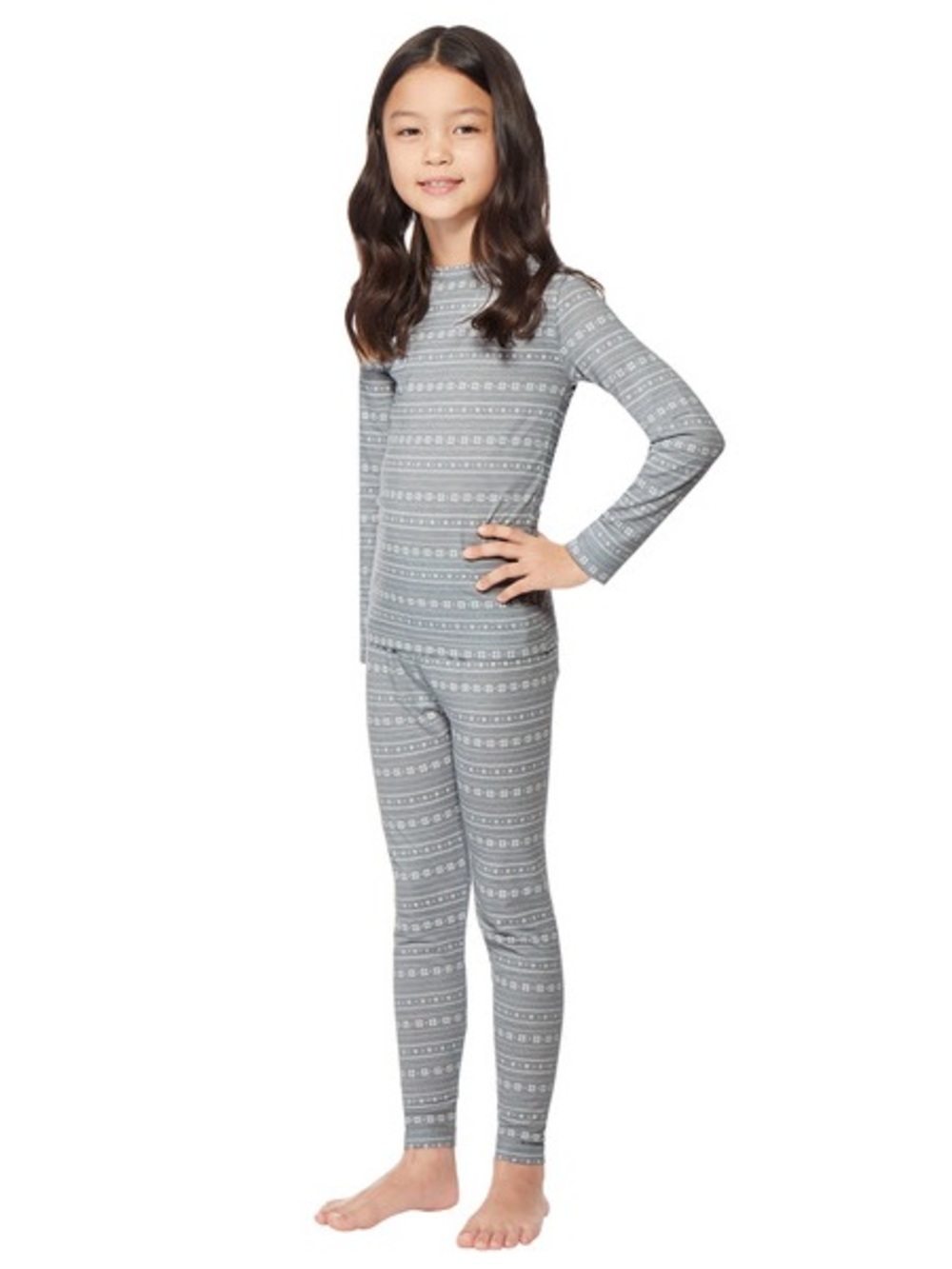 32 Degrees Heat Kids Baselayer Long Sleeve Crew Neck & Legging Set